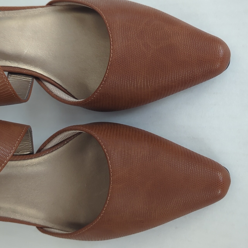 Life Stride Kamala Simply Comfort Faux Leather Pumps 9.5M Brown - Picture 15 of 16